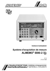 Ahlborn AMR ALMEMO 5590-2 V5 Notice D'utilisation