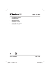 EINHELL 23.304.37 Instructions D'origine