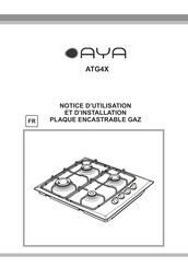 AYA ATG4X Notice D'utilisation