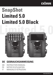 Dörr SnapShot Limited 5.0 Black Notice D'utilisation