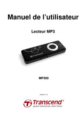 Transcend MP300 Manuel De L'utilisateur