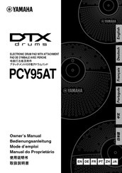 Yamaha DTX drums PCY95AT Mode D'emploi