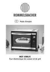 Rommelsbacher BGE 1580/E Mode D'emploi