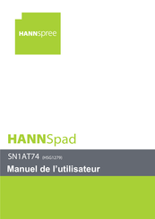 HANNspree HANNSpad SN1AT74 Manuel De L'utilisateur