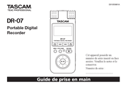 Tascam DR-07 Guide De Prise En Main