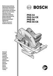 Bosch PKS 54 Instructions D'emploi
