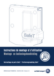 BPW SafeT Instructions De Montage Et D'utilisation