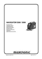 Migatronic NAVIGATOR 2500 Manuel D'instruction