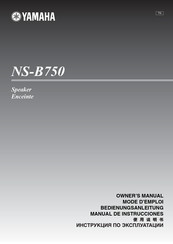 Yamaha NS-B750 Mode D'emploi