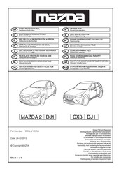Mazda DC3L-V1-370A Instructions De Montage