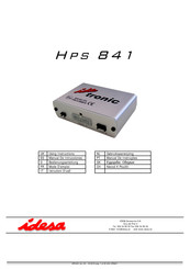 ideTronic HPS 841 Mode D'emploi