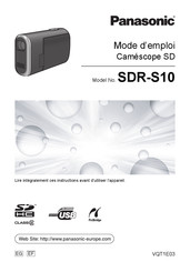 Panasonic SDR-S10 Mode D'emploi