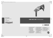 Bosch GSB 162-2 RE Professional Notice Originale