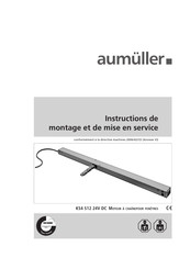Aumuller 522020 Instructions De Montage Et De Mise En Service