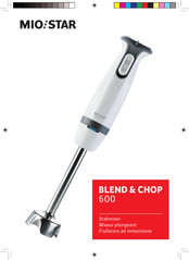 Mio Star BLEND & CHOP 600 Mode D'emploi