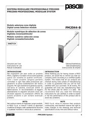 Paso PM2044-B Mode D'emploi