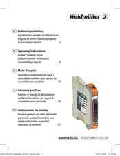 Weidmüller wavePak DC/DC Mode D'emploi