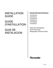 Thermador T24UR915LS Guide D'installation