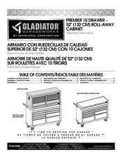 Whirlpool Gladiator Garageworks GATR5210BG Instructions D'assemblage