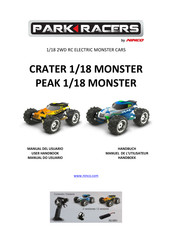 NINCO Park Racers CRATER 1/18 MONSTER Manuel De L'utilisateur