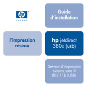 HP Jetdirect 380x Guide D'installation