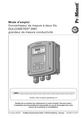 ProMinent DULCOMETER DMT Mode D'emploi