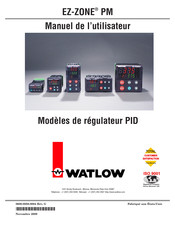 Watlow EZ-ZONE PM Manuel De L'utilisateur