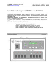 SCHEIBER ESTEREL MANHATTAN Notice D'utilisation