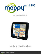 Mappy mini 290 Notice D'utilisation