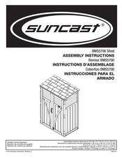 Suncast BMS5700 Instructions D'assemblage