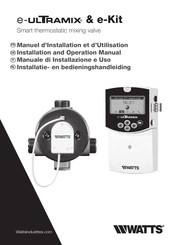 Watts e-ULTRAMIX 3/4 Manuel D'installation Et D'utilisation