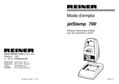 Reiner jetStamp 790 Mode D'emploi
