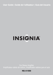 Insignia NS-A1000 Guide De L'utilisateur