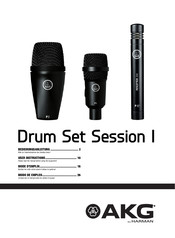 Harman AKG Drum Set Session I Mode D'emploi