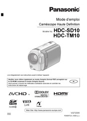 Panasonic HDC-TM10 Mode D'emploi
