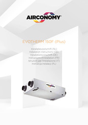 Airconomy EVOTHERM 150F Instructions D'installation