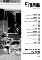 Fiamma F45s 260 Instructions De Montage Et Mode D'emploi