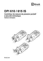 Druck DPI 610 Notice D'emploi