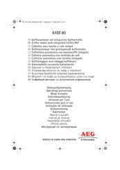 AEG Electrolux KAM 80 Mode D'emploi