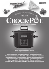 Crock-Pot CSC061 Notice D'utilisation