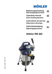 Wohler RM 200 Instructions De Service