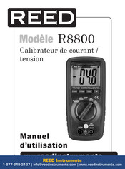 REED R8800 Manuel D'utilisation