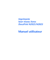 Xerox DocuPrint N2025 Manuel Utilisateur