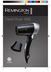 Remington Travel Dryer 1400 Mode D'emploi
