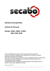 Secabo S120 Notice D'utilisation