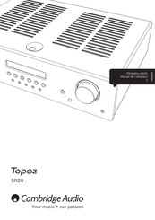 Cambridge Audio TOPAZ SR20 Manuel De L'utilisateur