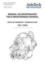 AxleTech T232R Manuel De Maintenance