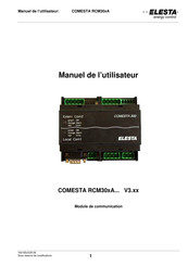 Elesta COMESTA RCM30A Série Manuel De L'utilisateur