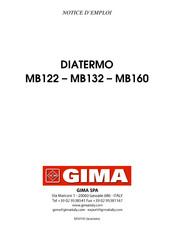 Gima DIATERMO MB160 Notice D'emploi