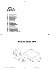 Pontec PondoSolar 150 Notice D'emploi